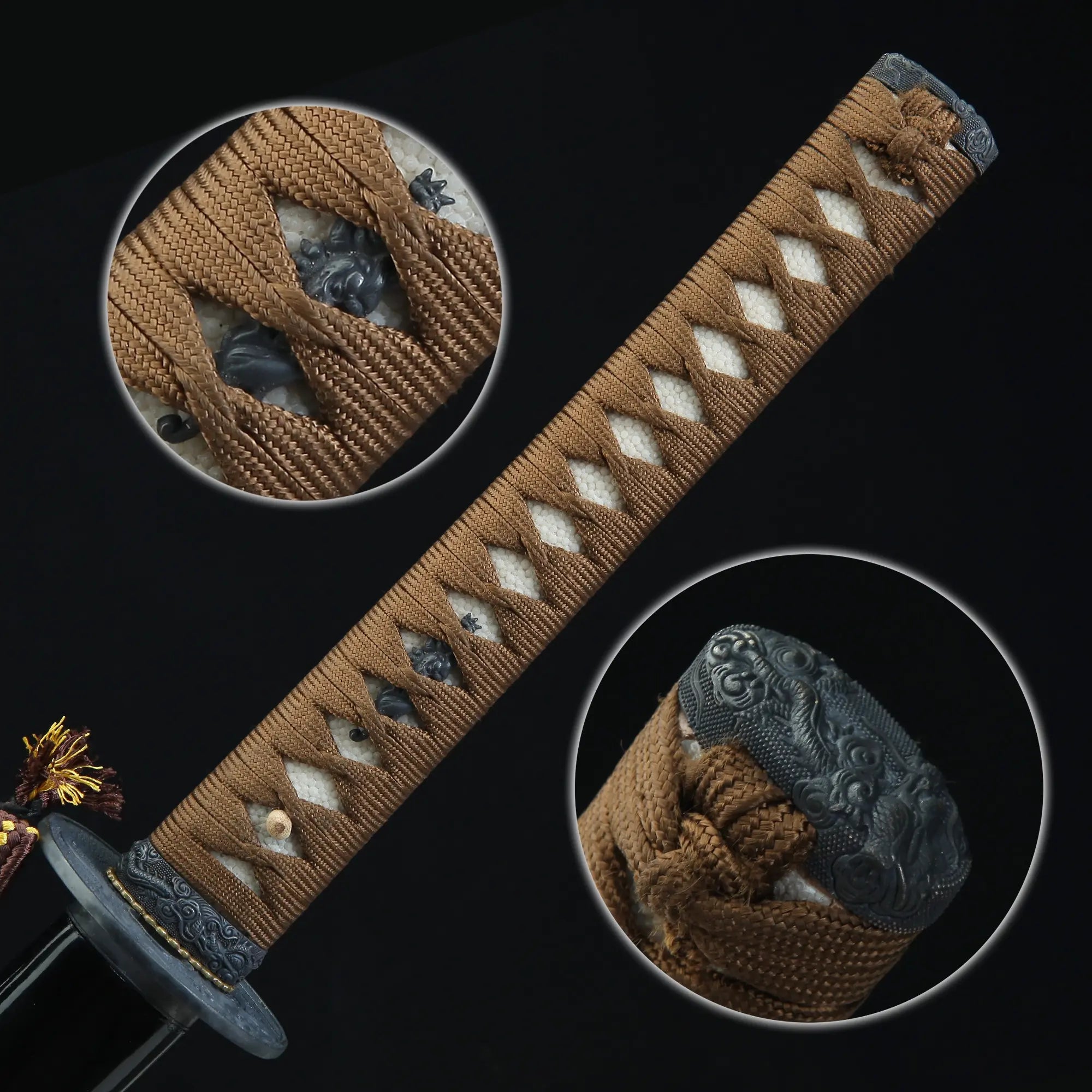 High-performance Handcrafted Katana Sword Tamahagane Steel With Clay Tempered Blade