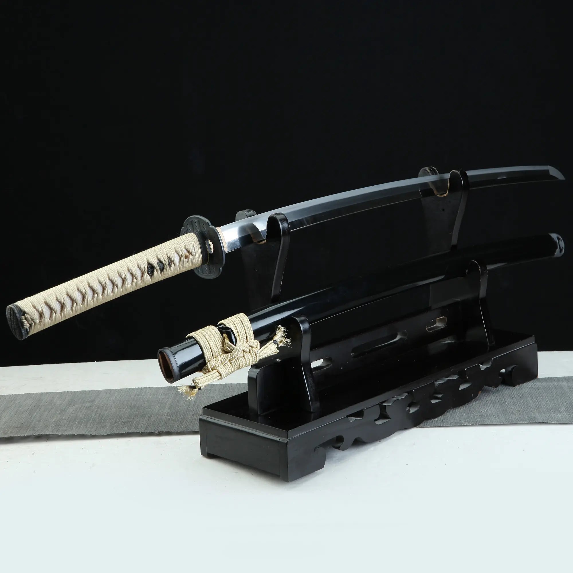 High-performance Full Tang Katana Sword Tamahagane Steel With Clay Tempered Blade