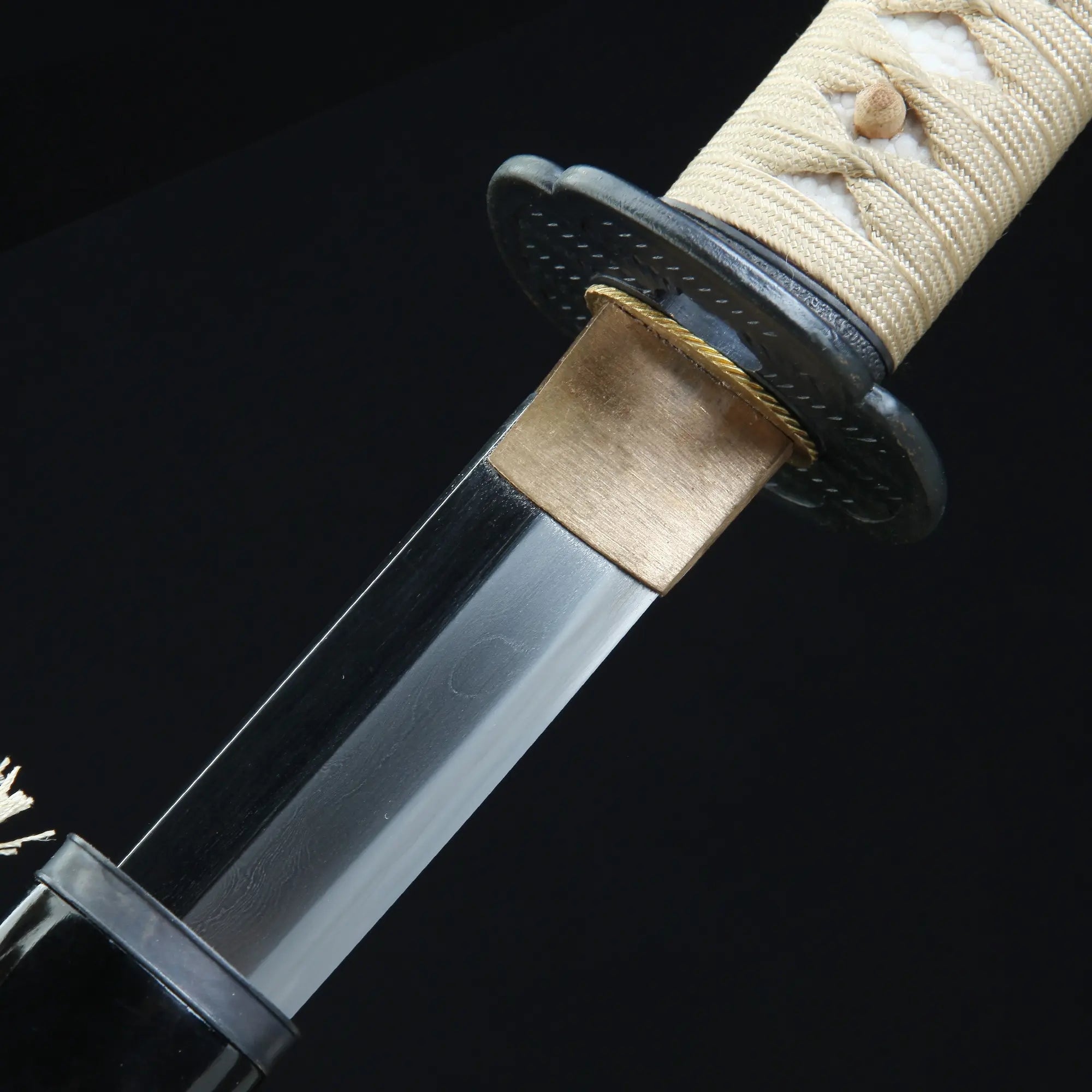 High-performance Full Tang Katana Sword Tamahagane Steel With Clay Tempered Blade