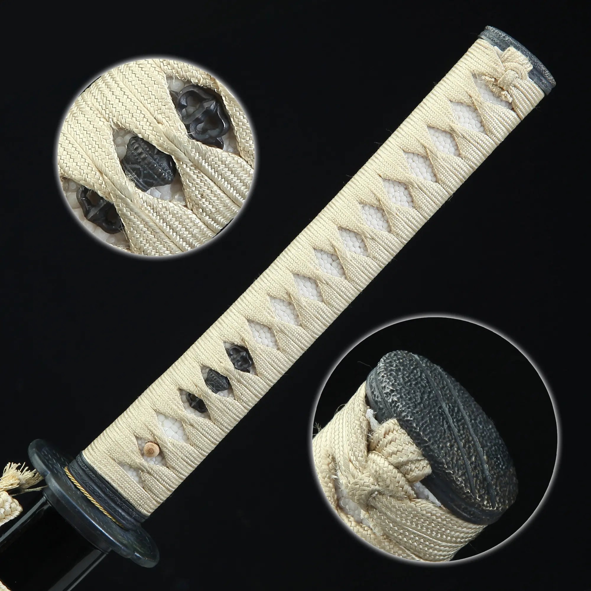 High-performance Full Tang Katana Sword Tamahagane Steel With Clay Tempered Blade