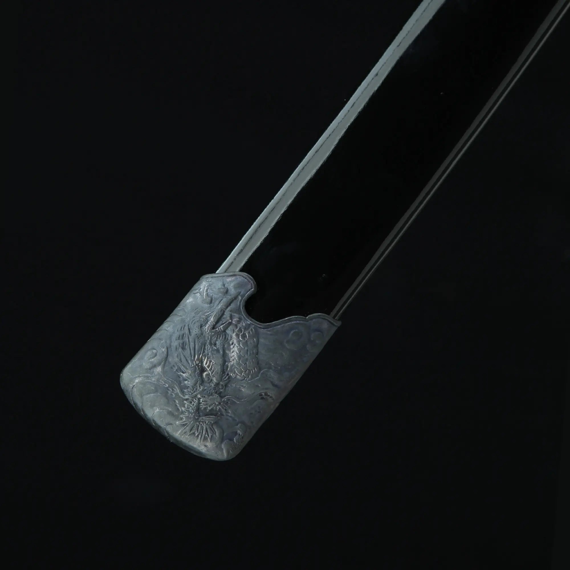 High-performance Handcrafted Katana Sword Tamahagane Steel With Purple Crod Handle