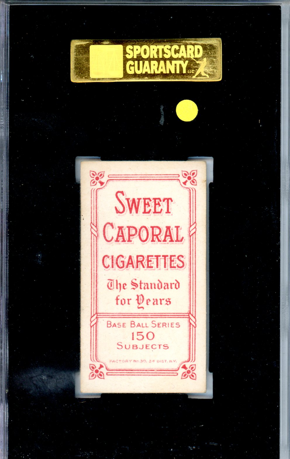 1909 Sweet Caporal (T206) Mickey Doolin SGC 4 Graded Sports Cards