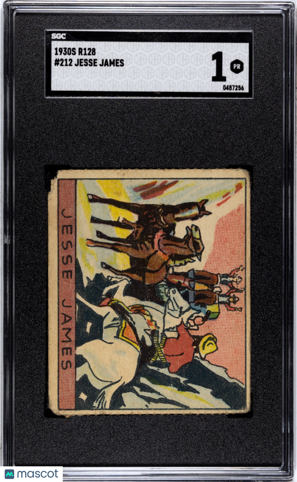 1930s R128 Jesse James #212 SGC 1 - Graded Non-Sports Cards