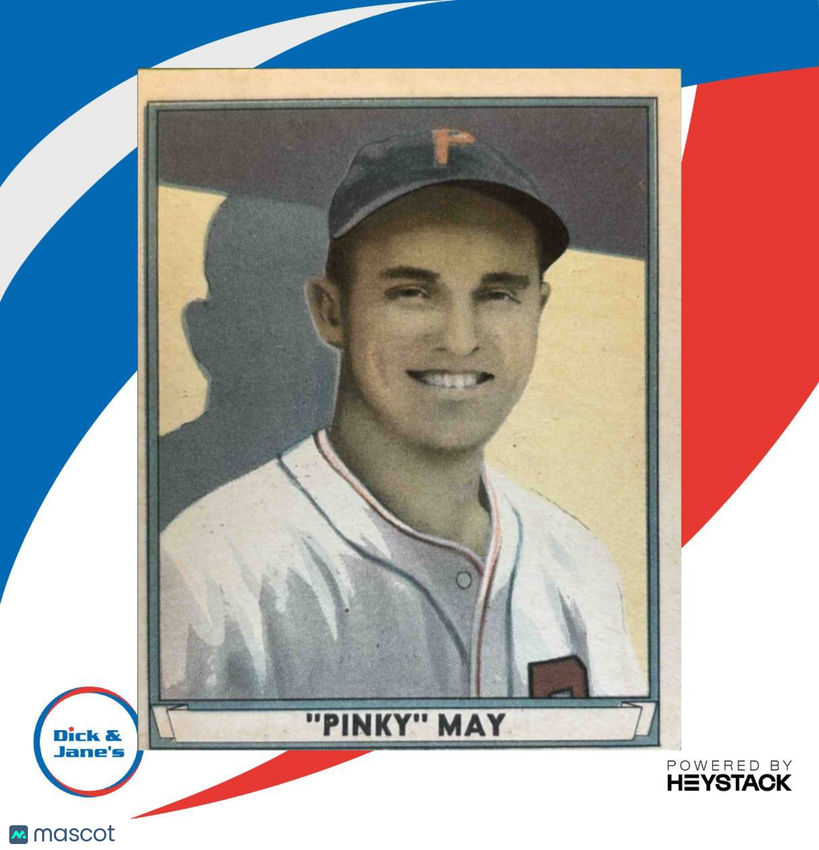 1941 Play Ball Pinky May #9 Philadelphia Phillies EX - Sports Cards