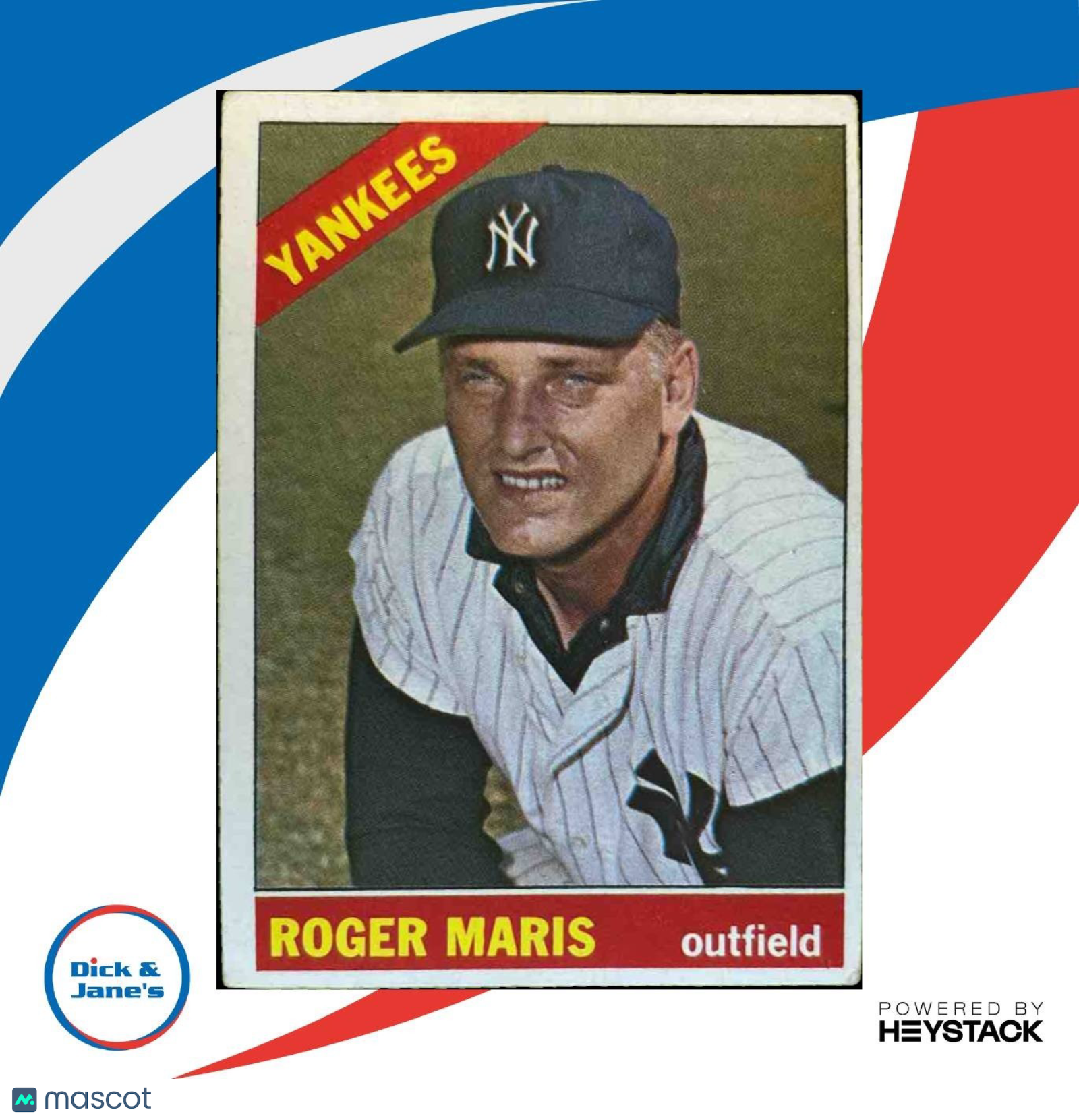 1966 Topps Roger Maris #365 New York Yankees - Sports Cards