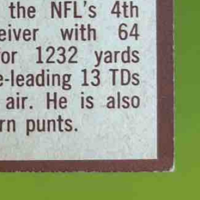 1967 Philadelphia Bob Hayes #52 Dallas Cowboys - Sports Cards