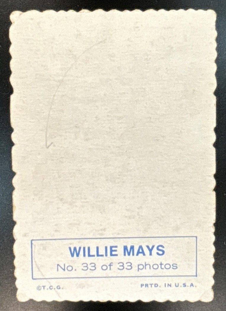 1969 Topps Willie Mays Deckle #33 San Francisco Giants - Sports Cards