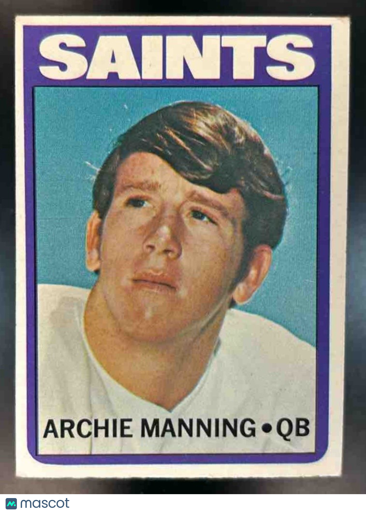 1972 Topps Archie Manning #55 RC New Orleans Saints - Sports Cards