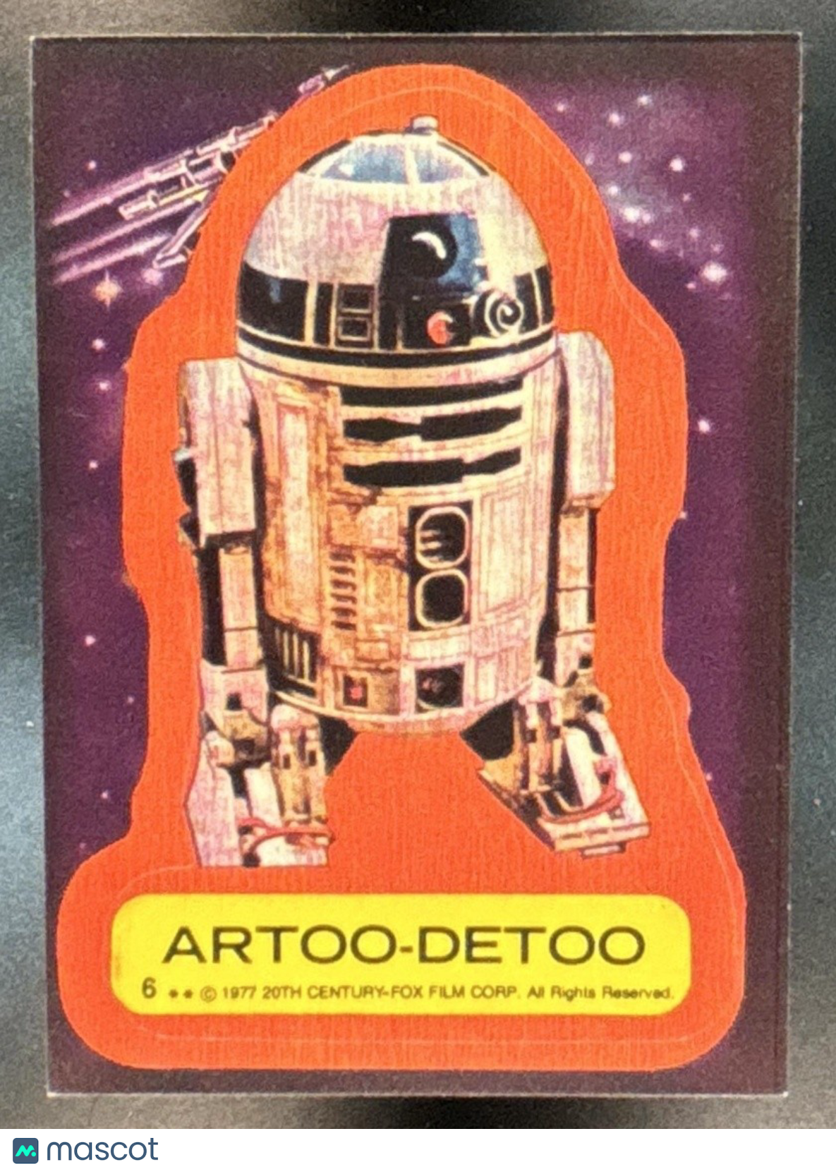 1977 Topps Star Wars Artoo-Detoo R2-D2 Stickers #6 - Non-Sports Cards