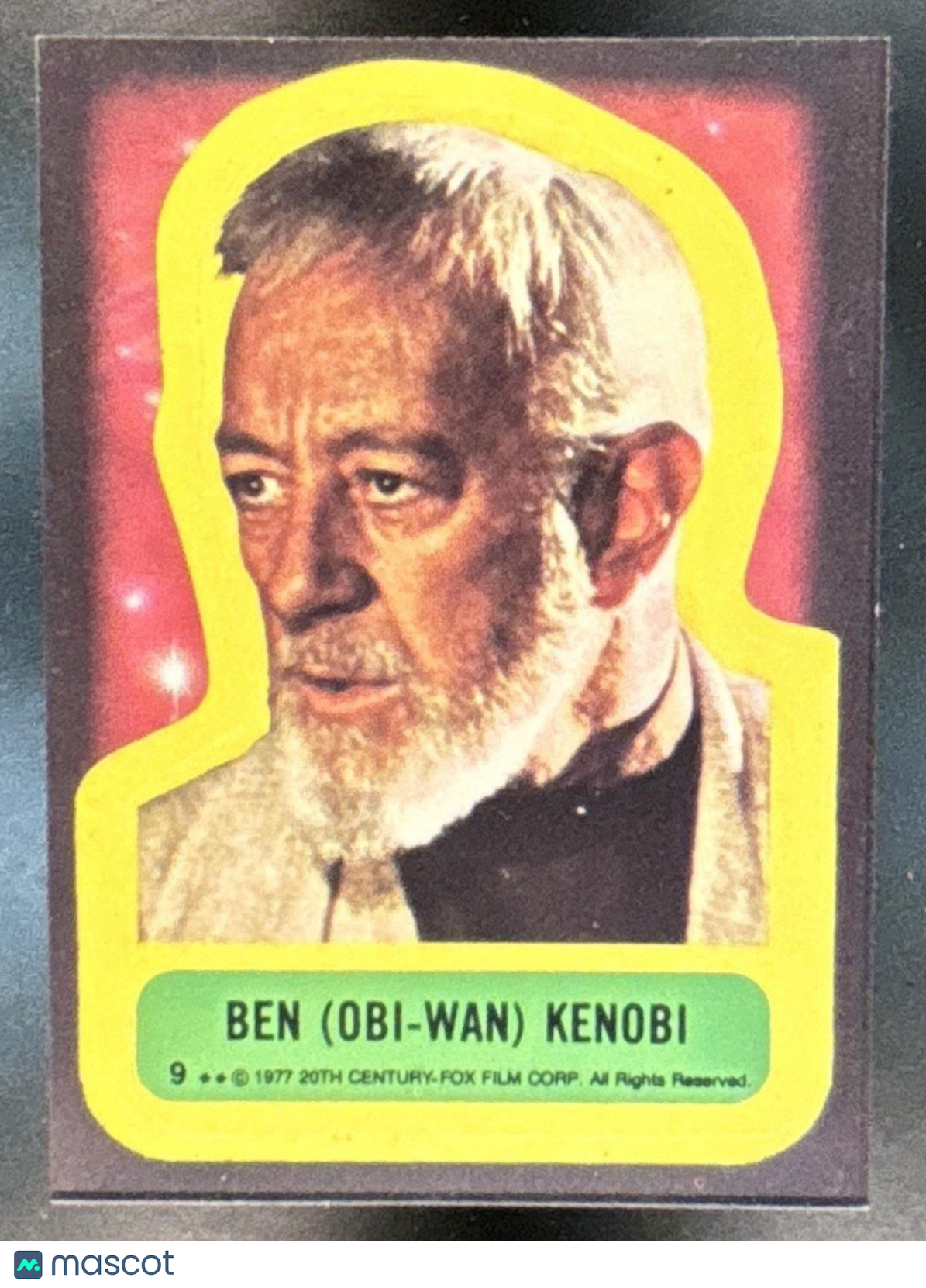 1977 Topps Star Wars Ben Obi-Wan Kenobi Stickers #9 - Non-Sports Cards