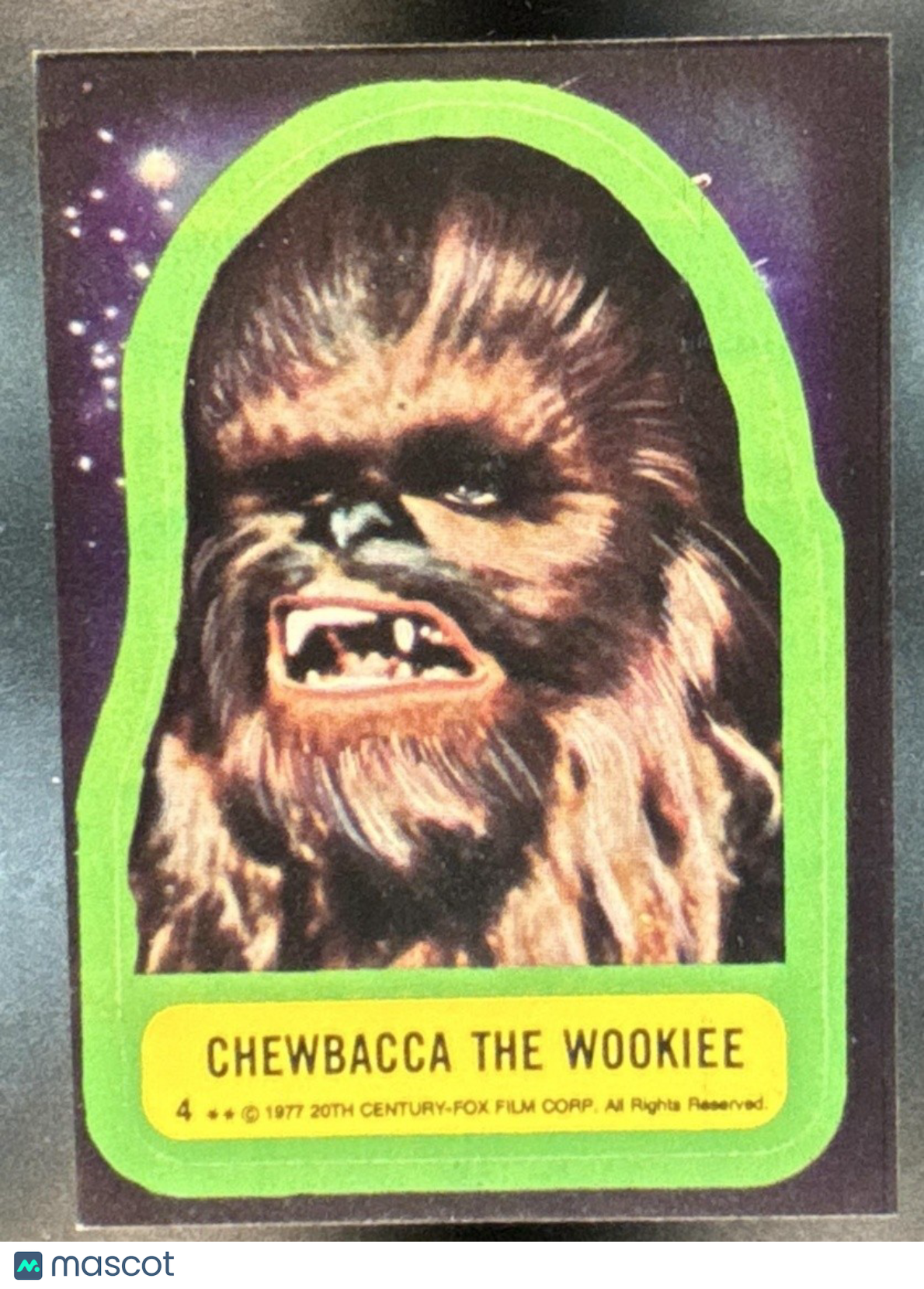 1977 Topps Star Wars Chewbacca the Wookiee Stickers #4 - Non-Sports Cards