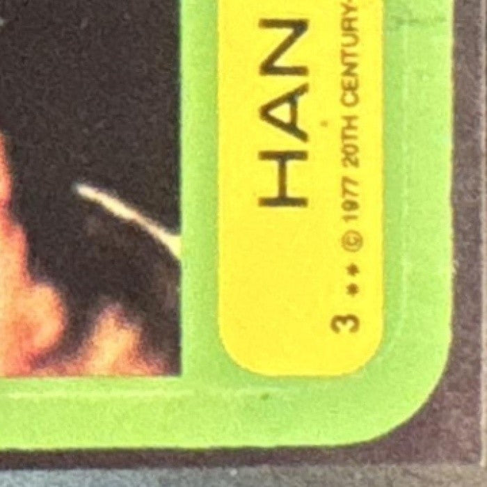 1977 Topps Star Wars Han Solo Stickers #3 - Non-Sports Cards