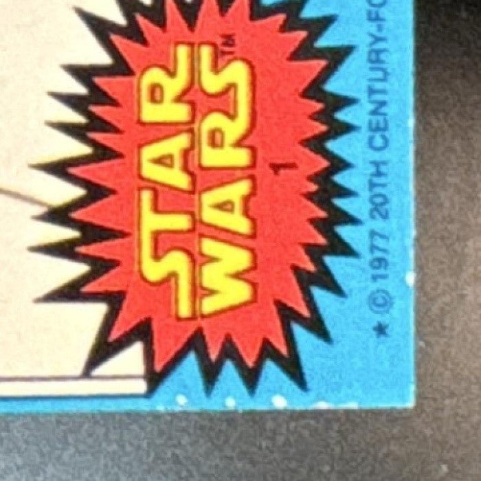 1977 Topps Star Wars Luke Skywalker #1 (Small Crease) (VG) - Non-Sports Cards