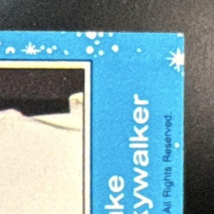 1977 Topps Star Wars Luke Skywalker #1 (Small Crease) (VG) - Non-Sports Cards