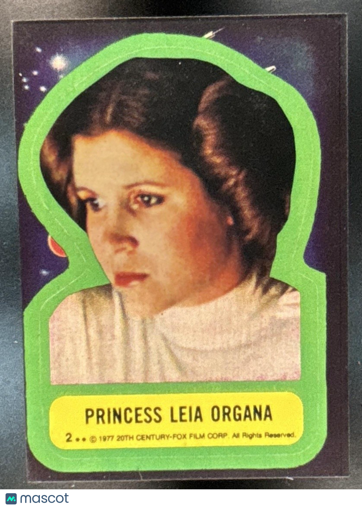 1977 Topps Star Wars Princess Leia Organa Stickers #2 - Non-Sports Cards