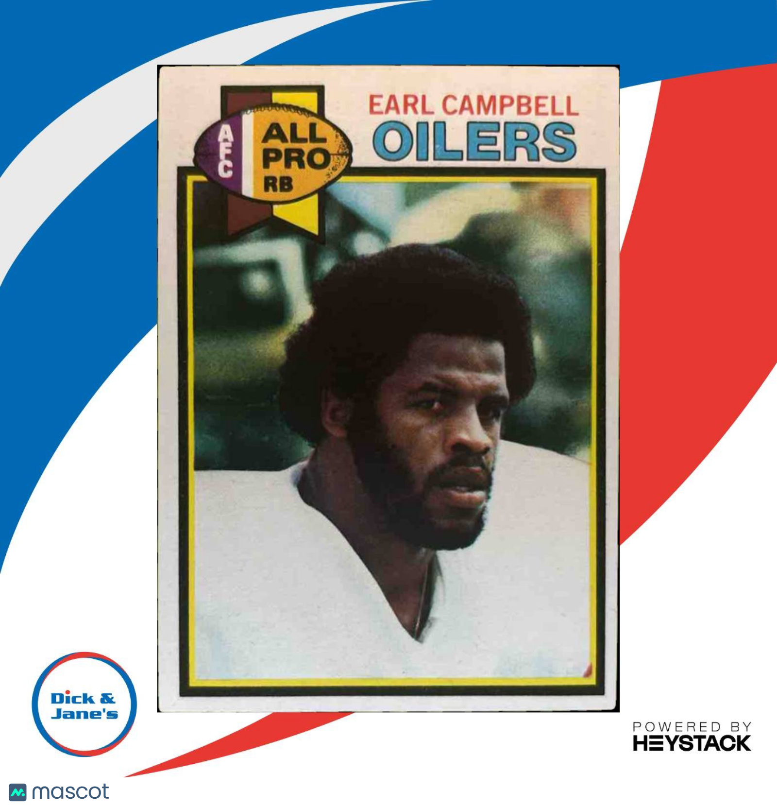 1979 Topps Earl Campbell #390 RC - Dick & Jane's