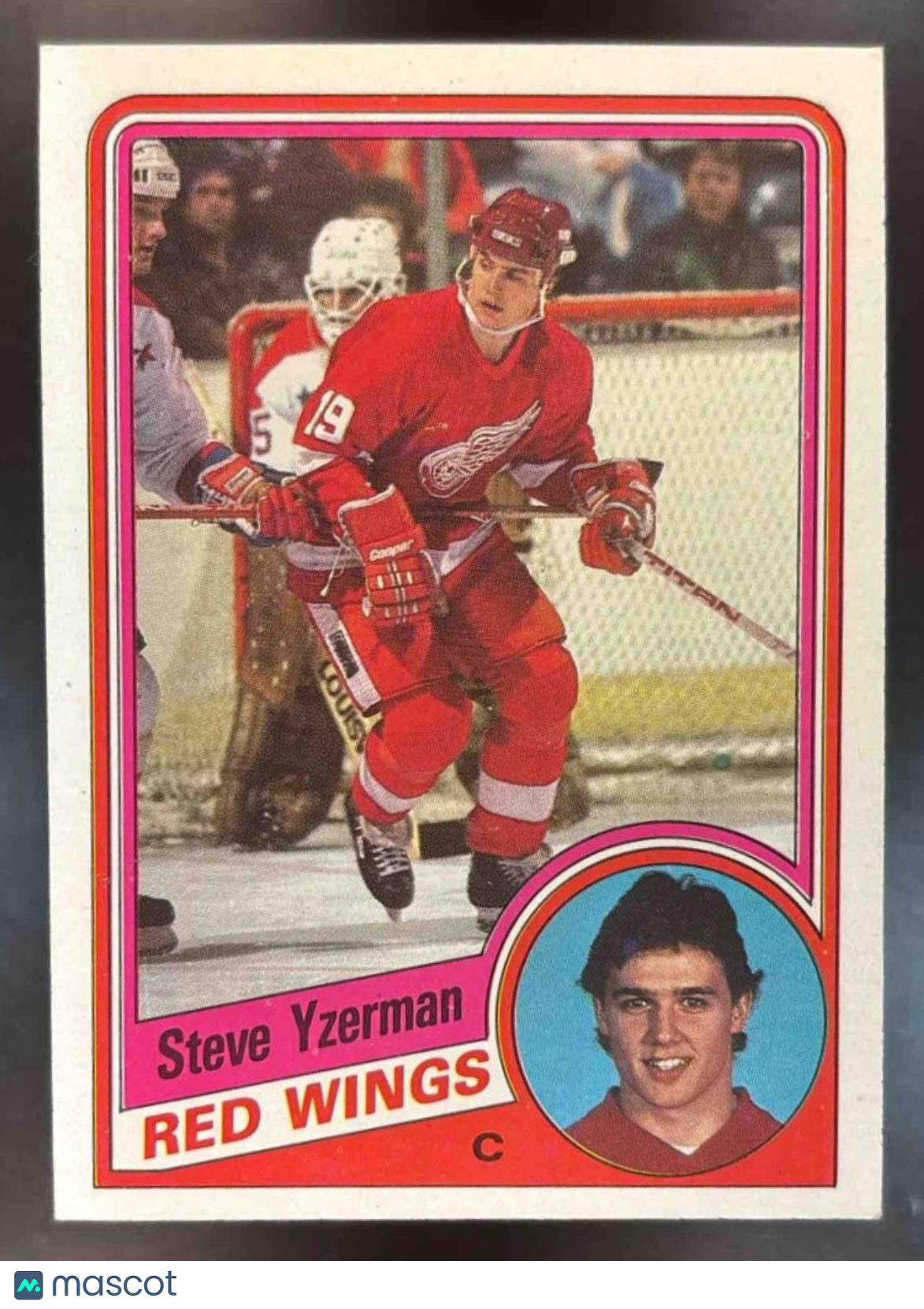 1984-85 Topps Steve Yzerman #49 RC Detroit Red Wings - Sports Cards