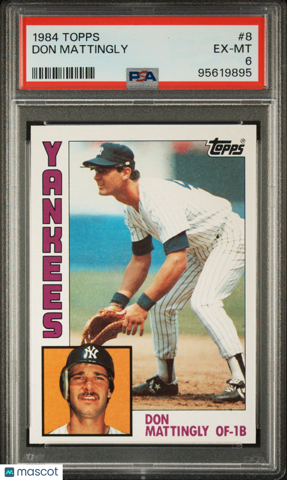 1984 Topps Don Mattingly #8 PSA 6 New York Yankees - Graded Sports Cards