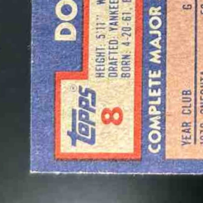 1984 Topps Don Mattingly #8 RC New York Yankees - Sports Cards