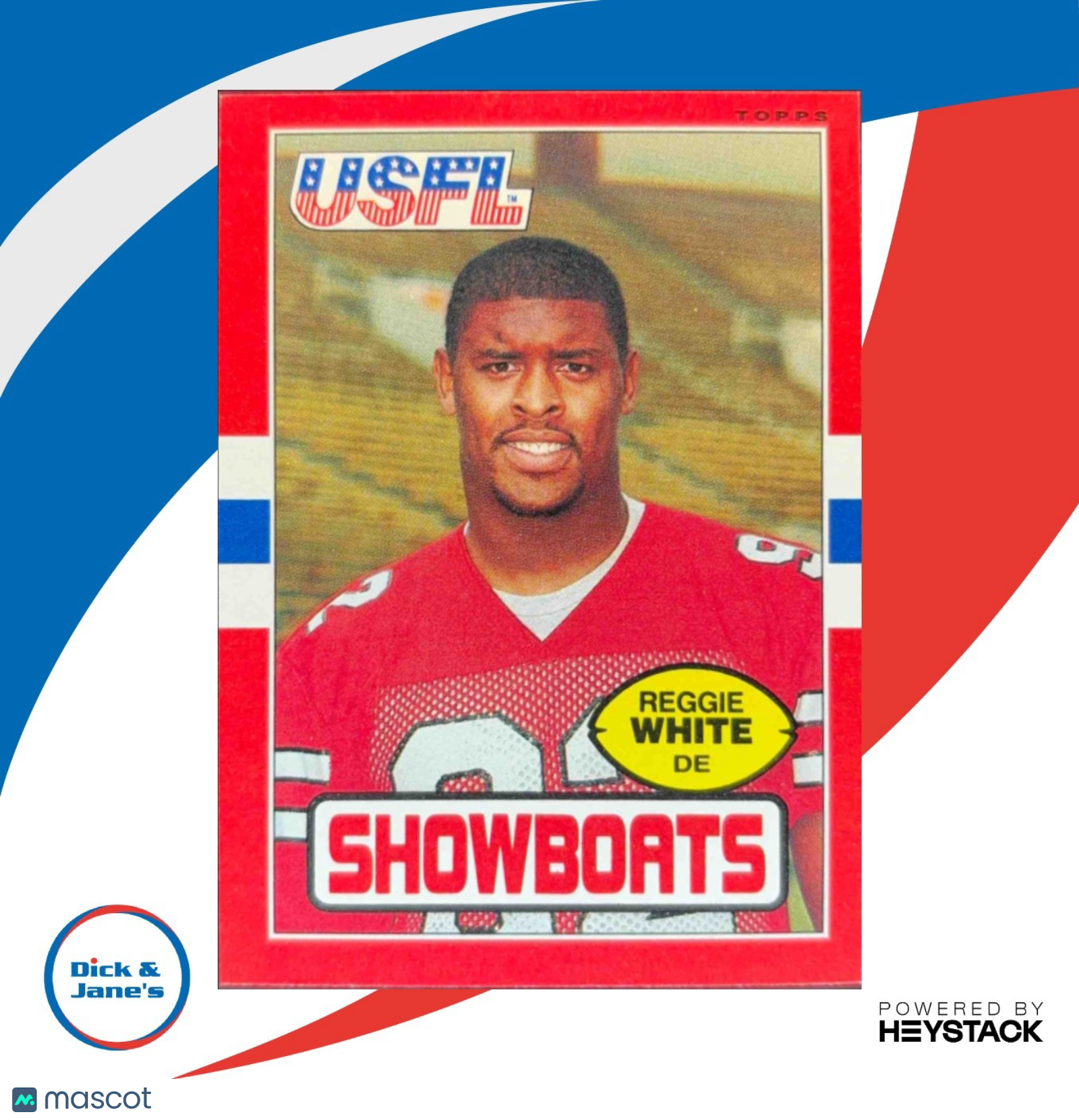 1985 Topps USFL Reggie White #75 - Sports Cards