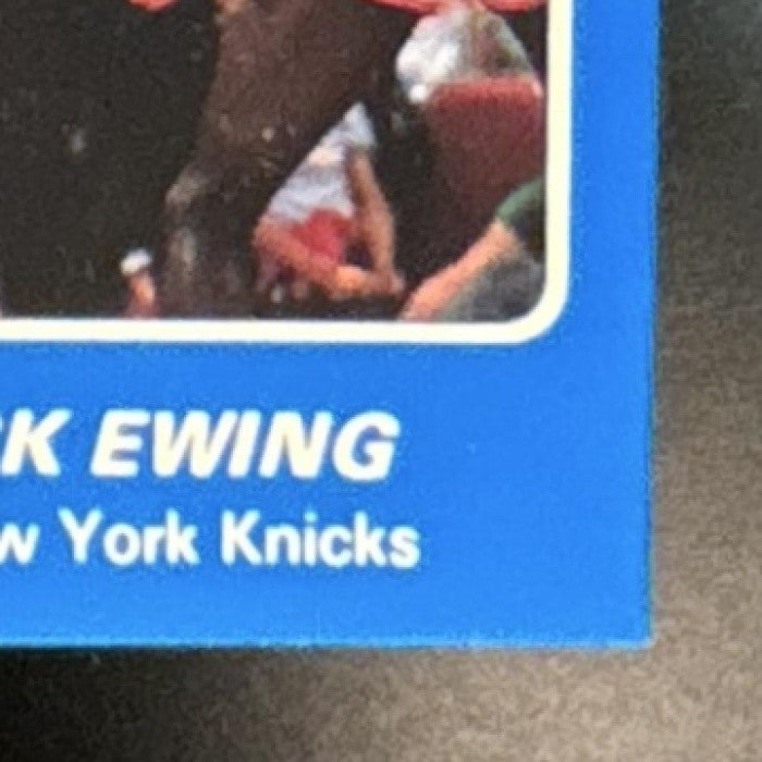 1986-87 Star Best of the Best Patrick Ewing #7 RC New York Knicks - Sports Cards