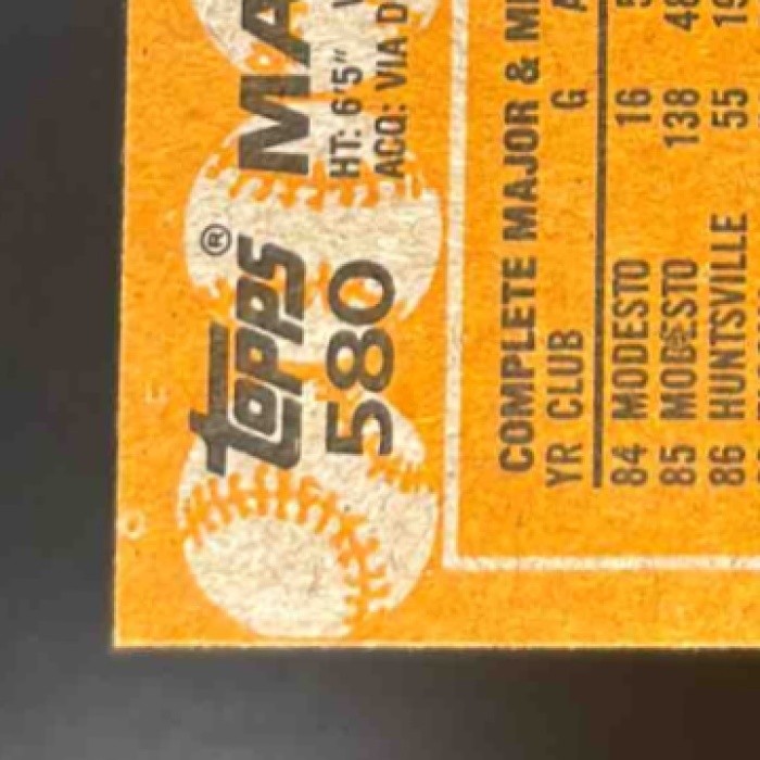 1988 Topps Mark McGwire #580 Oakland Athletics - Sports Cards