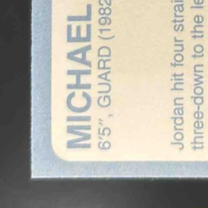 1989 Collegiate Collection North Carolina’s Finest Michael Jordan #14 Tar Heels - Sports Cards