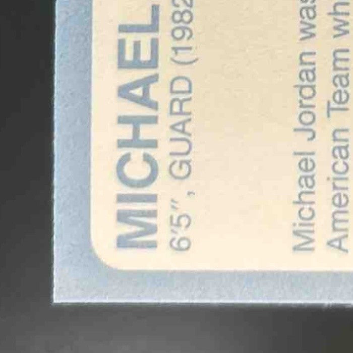 1989 Collegiate Collection North Carolina’s Finest Michael Jordan #17 Tar Heels - Sports Cards