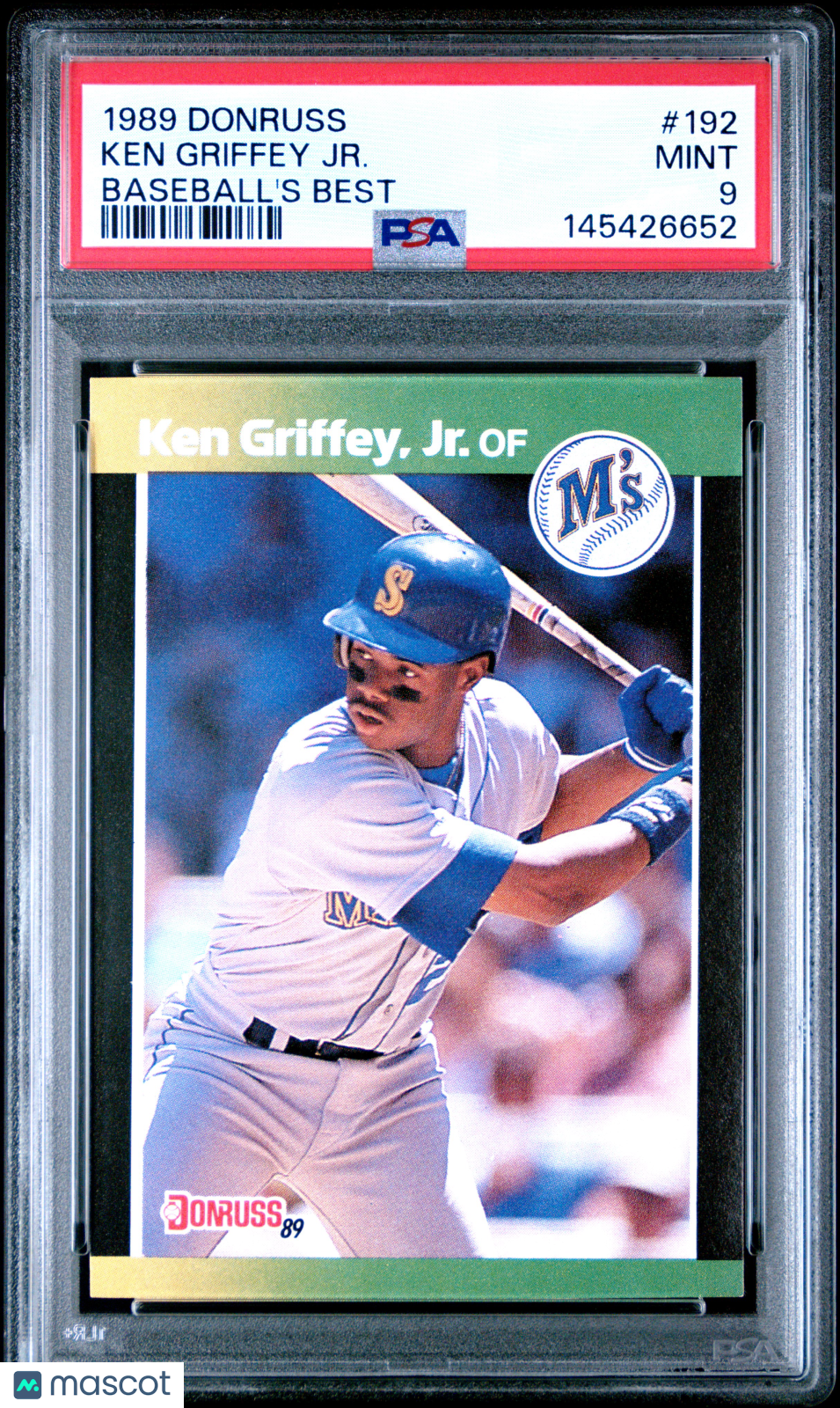 1989 Donruss Baseball's Best Ken Griffey JR. #192 PSA