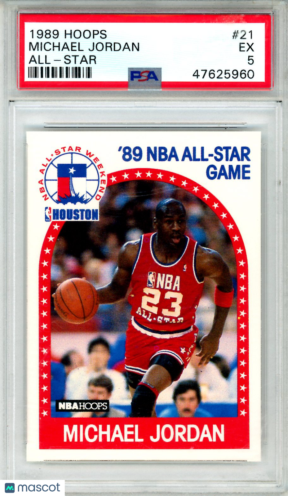 1989 Hoops Michael Jordan All Star #21 PSA 5 Chicago Bulls - Graded Sports Cards