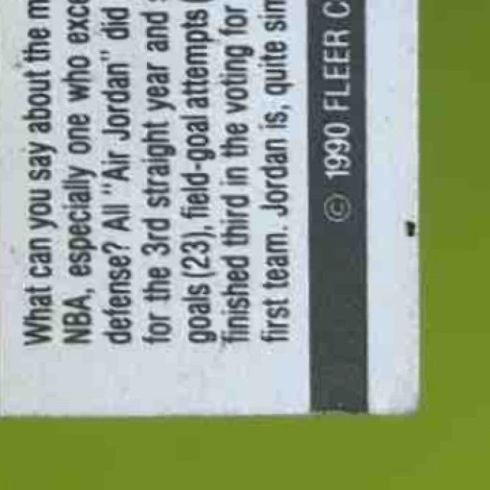 1990-91 Fleer Michael Jordan #26 Chicago Bulls - Sports Cards