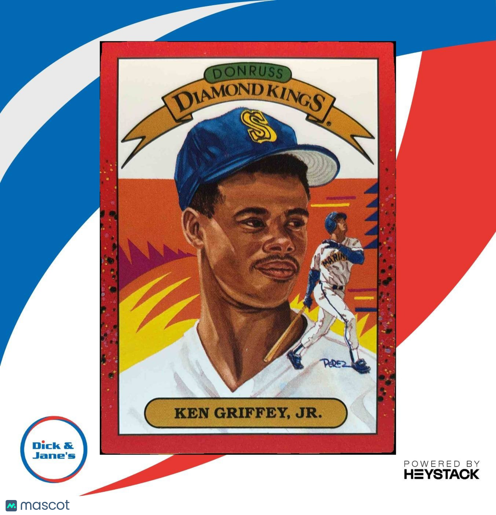 1990 Donruss Ken Griffey Jr. Super Diamond Kings #4 Seattle Mariners - Sports Cards