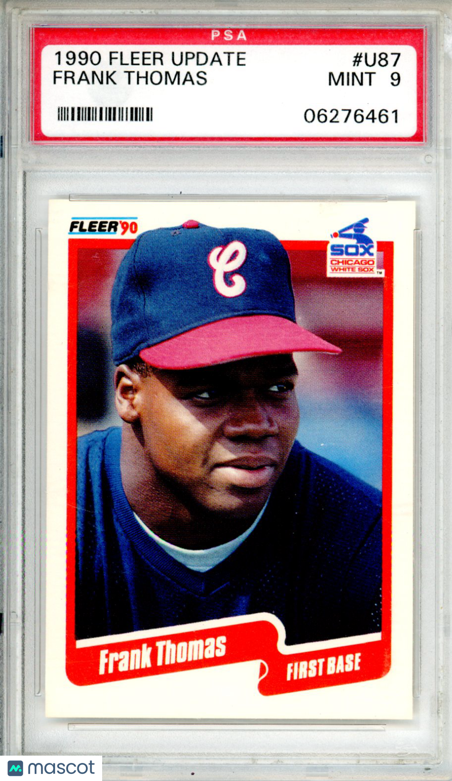 1990 Fleer Update Frank Thomas Rookie #U-87 PSA 9 Chicago White Sox - Graded Sports Cards