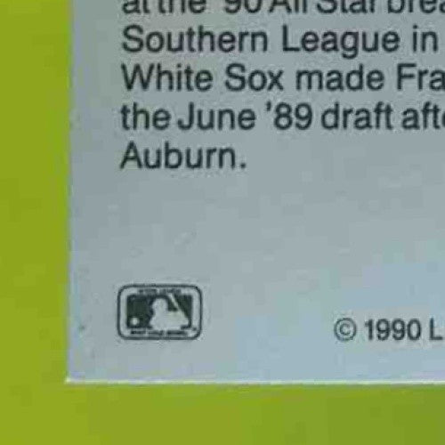 1990 Leaf Frank Thomas #300 RC Chicago White Sox - Sports Cards