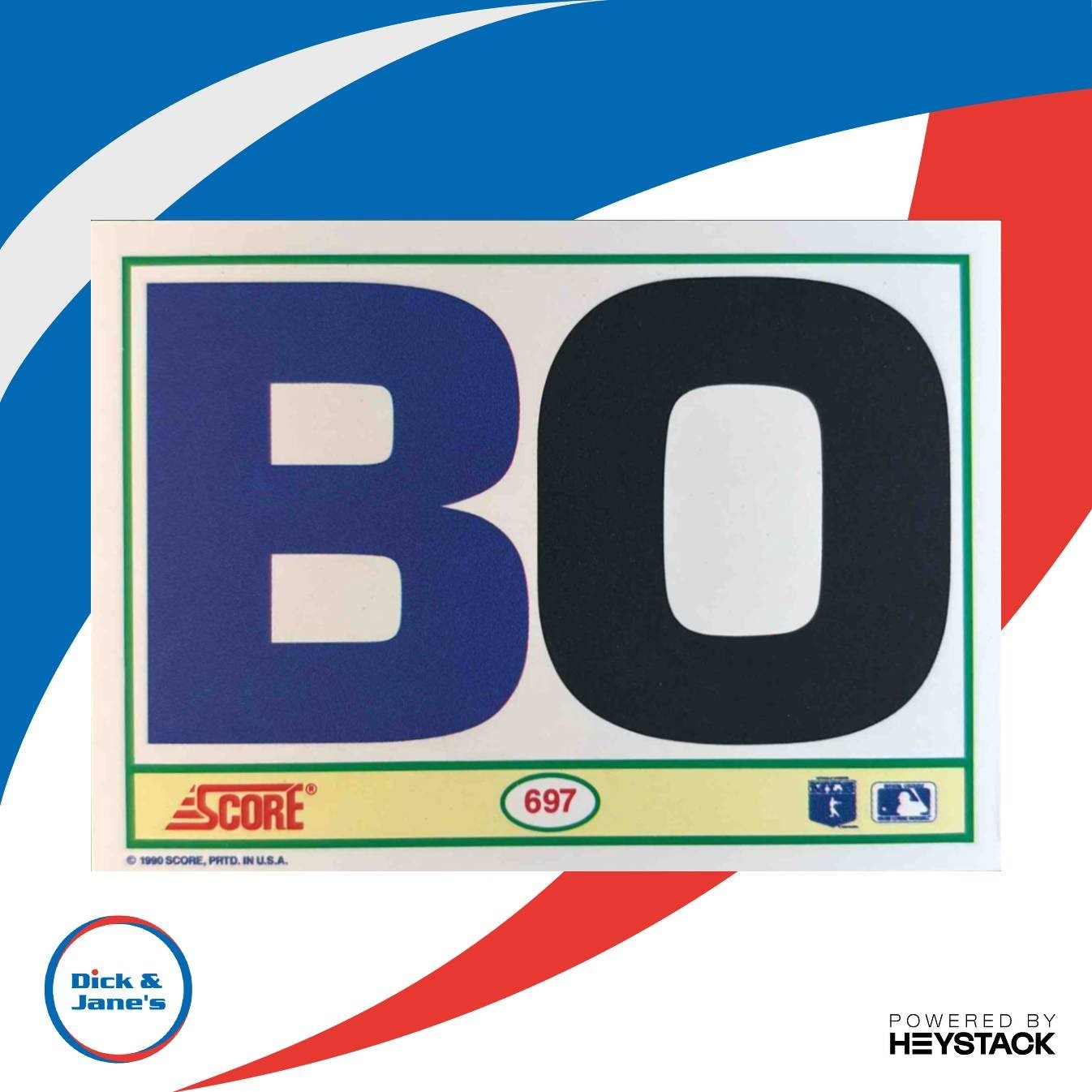 1990 Score Bo Jackson #697 Kansas City Royals - Sports Cards