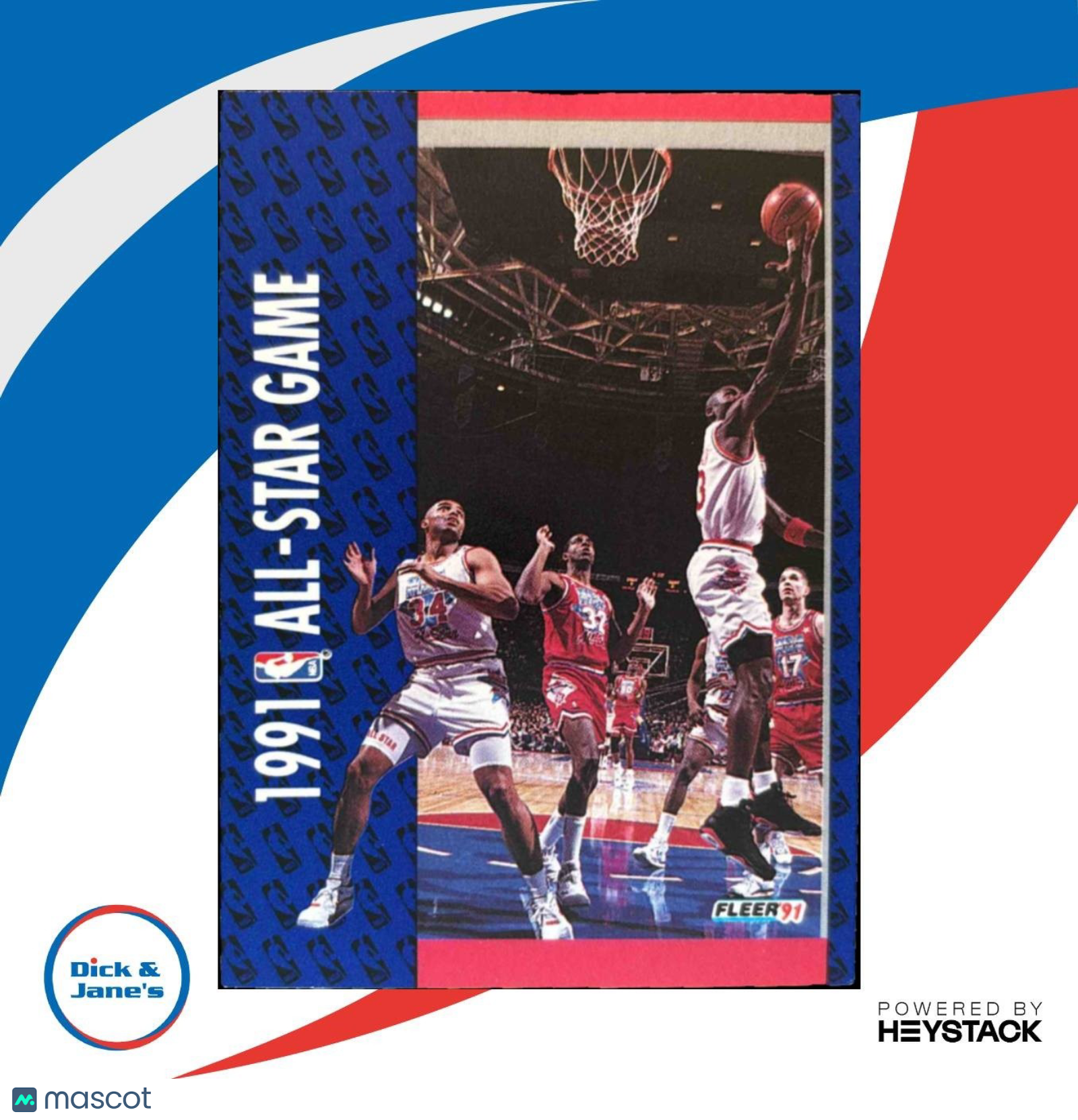 1991-92 Fleer 1991 All-Star Game A #238 Chicago Bulls - Sports Cards