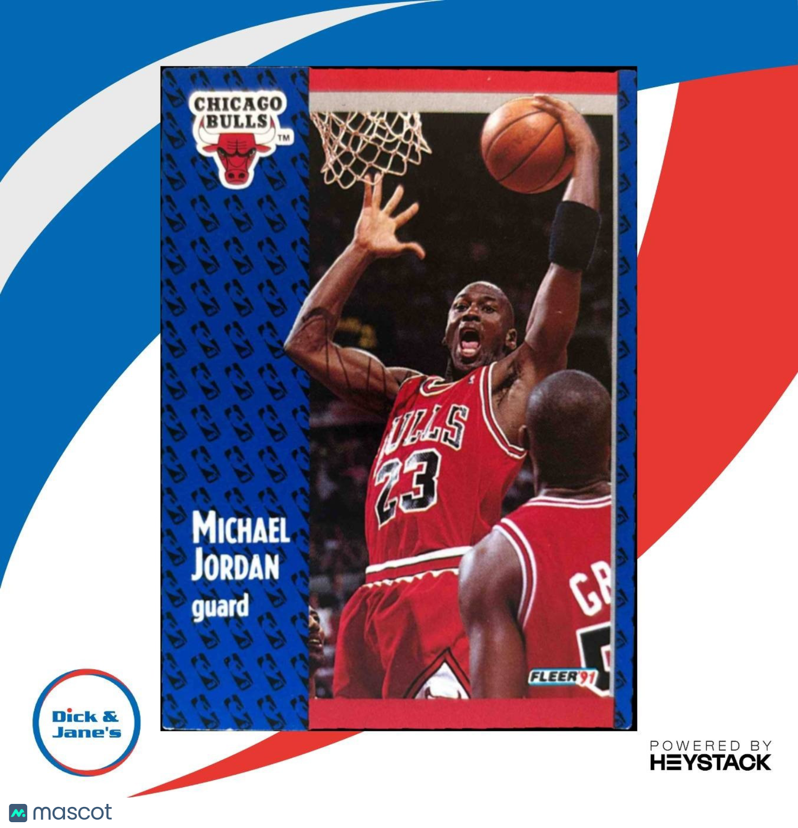 1991-92 Fleer Michael Jordan #29 Chicago Bulls - Dick