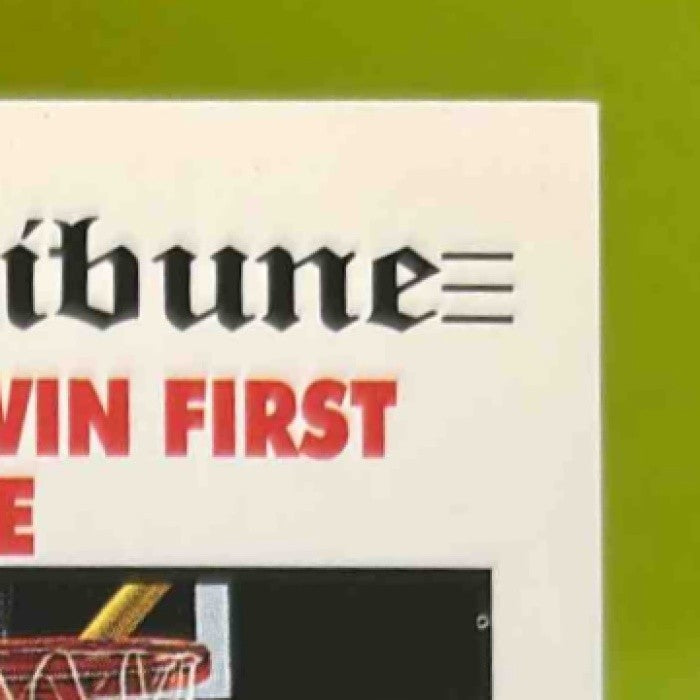 1991-92 Hoops Jordan Bulls Win First NBA Title #542 Chicago Los Angeles Lakers - Sports Cards