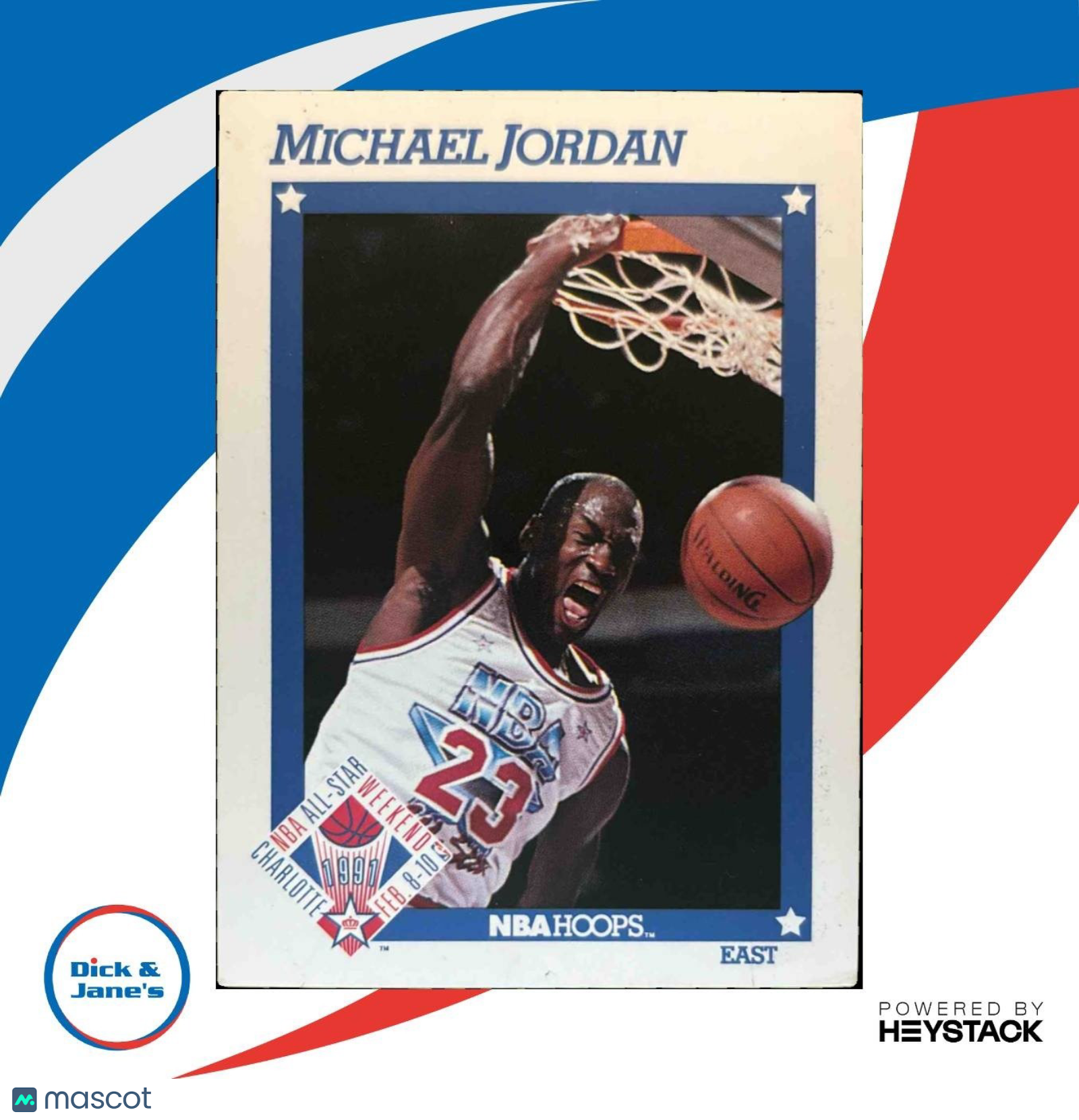 1991-92 Hoops Michael Jordan #253 All-Star Chicago Bulls - Sports Cards