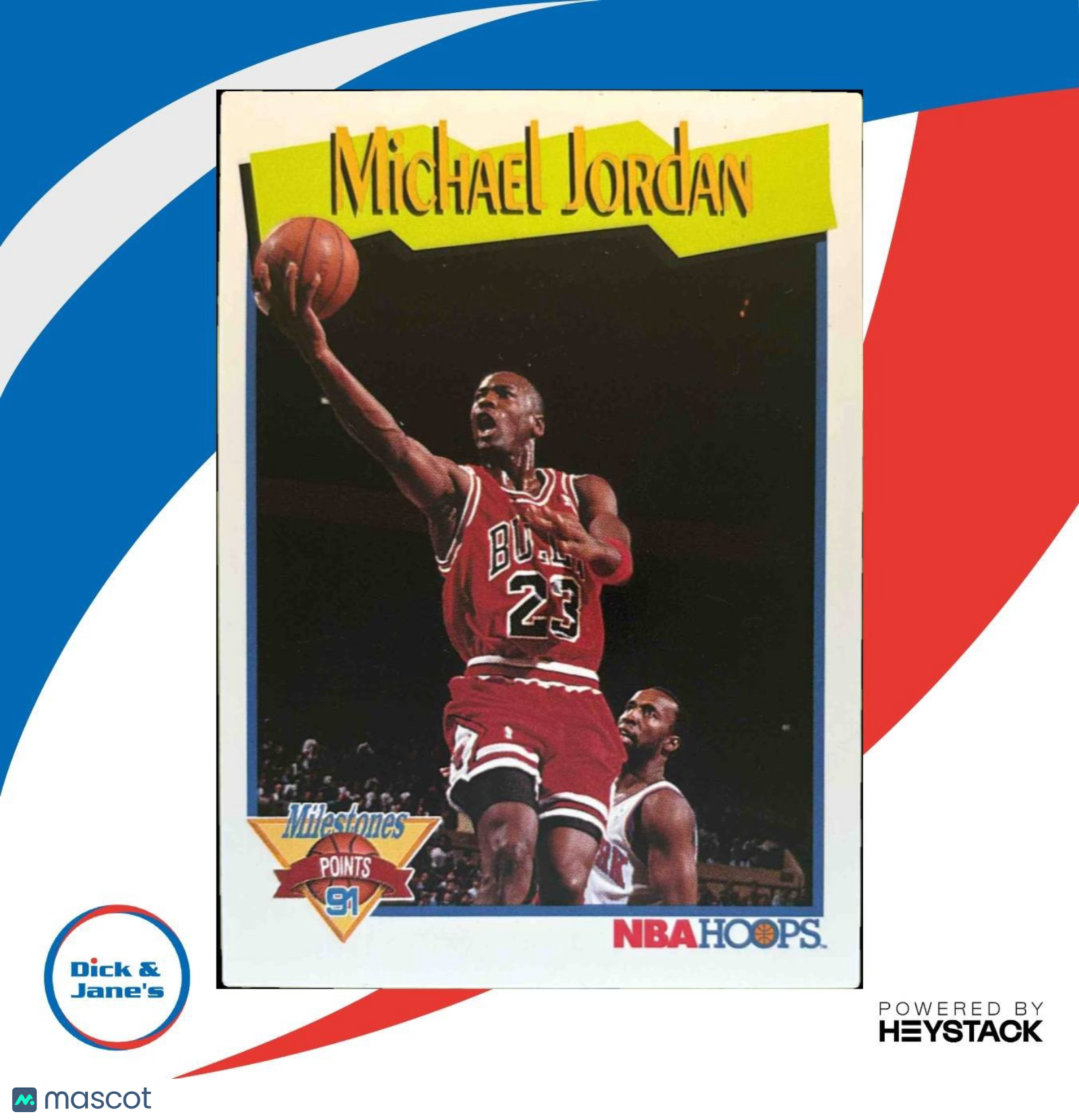 1991-92 Hoops Michael Jordan #317 Chicago Bulls - Sports Cards