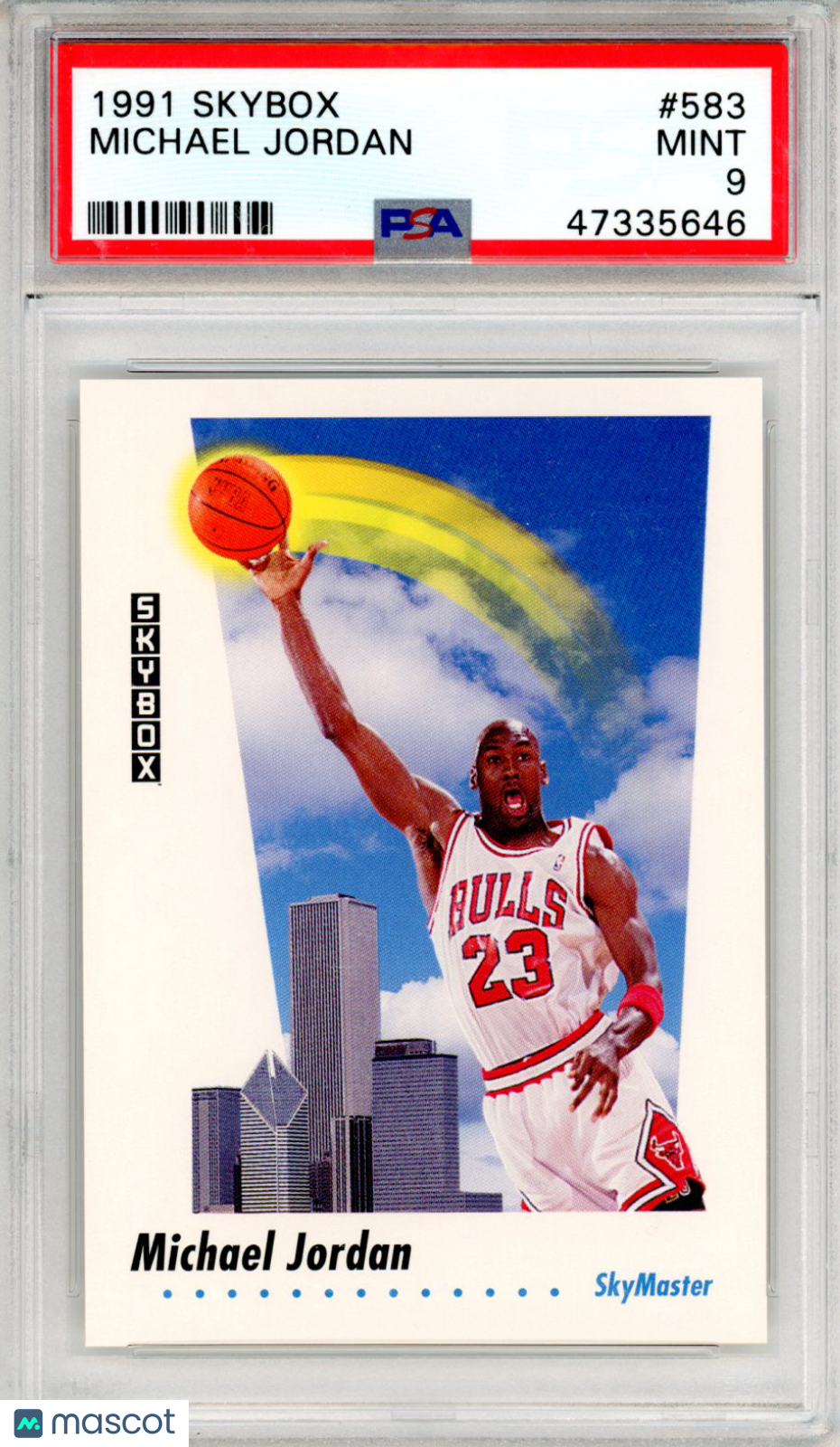 1991 Skybox Michael Jordan #583 PSA 9 - Graded Sports Cards