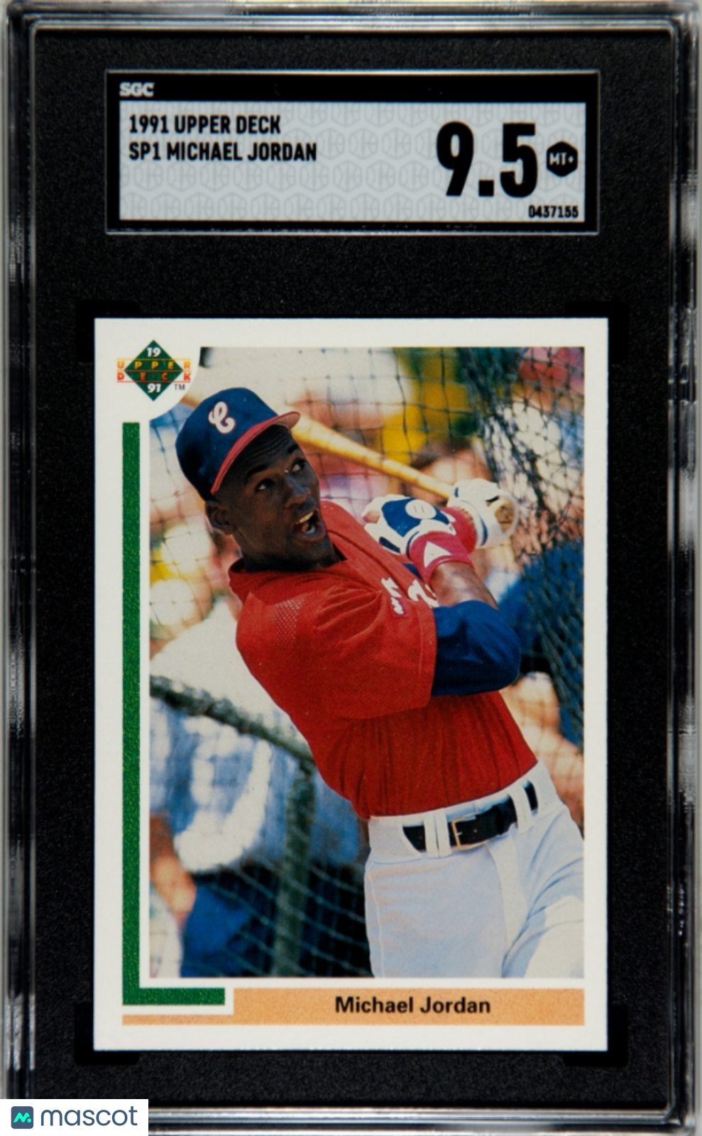 1991 Upper Deck Michael Jordan #SP1 SGC 9.5 MINT Chicago White Sox - Graded Sports Cards