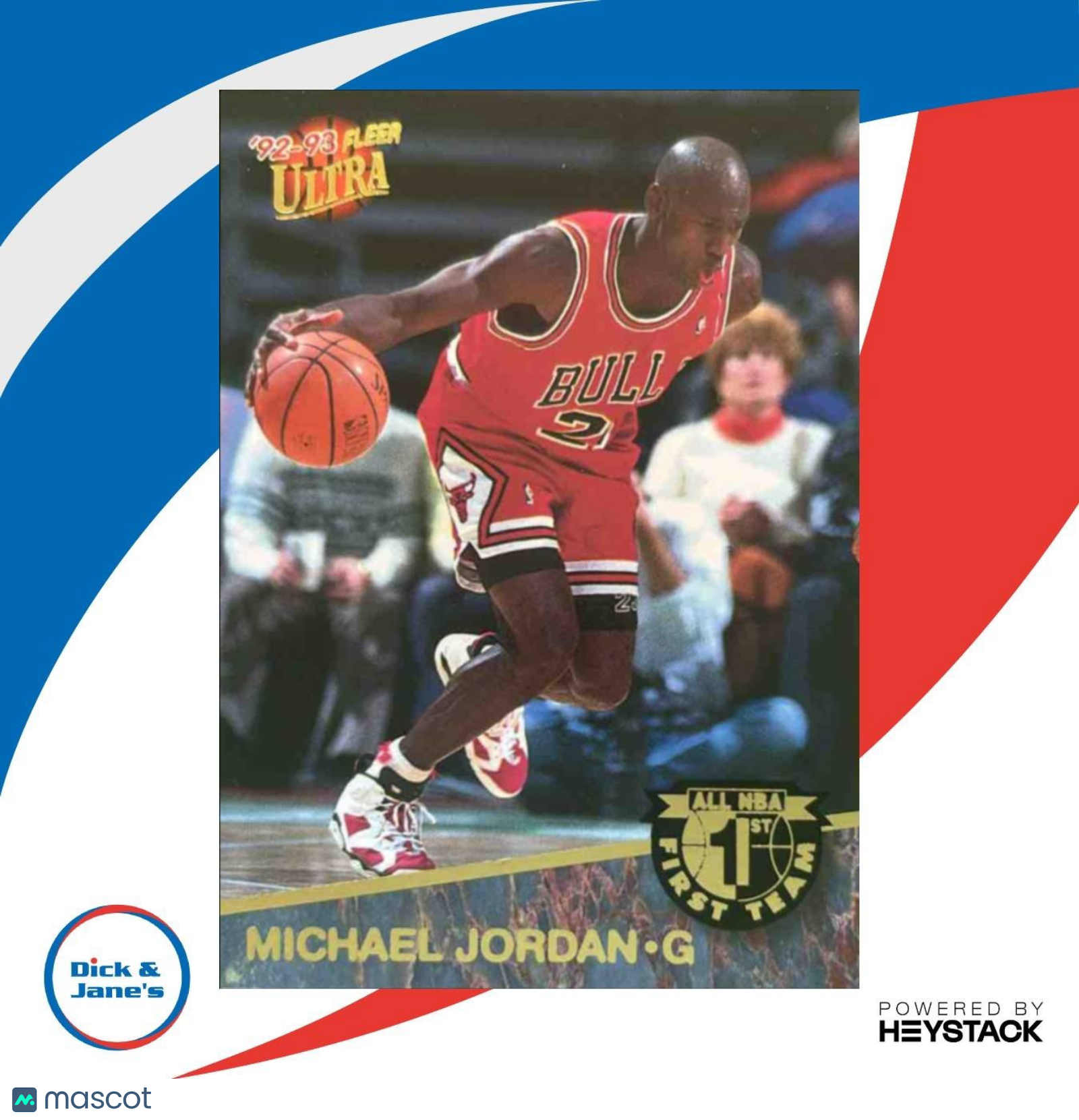 1992-93 Fleer Ultra Michael Jordan All NBA #4 Chicago Bulls - Sports Cards