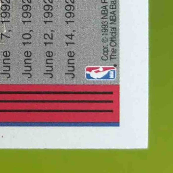 1992-93 Hoops NBA Championship Series Inserts #TR1 - Sports Cards