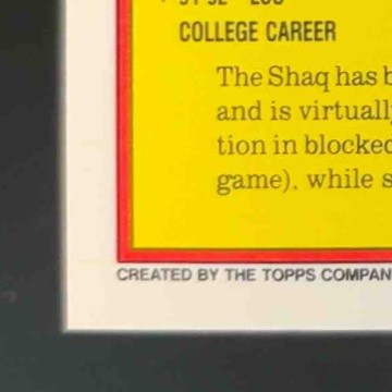 1992-93 Topps Shaquille O’Neal #362 RC Orlando Magic Rookie DJ3 - Sports Cards