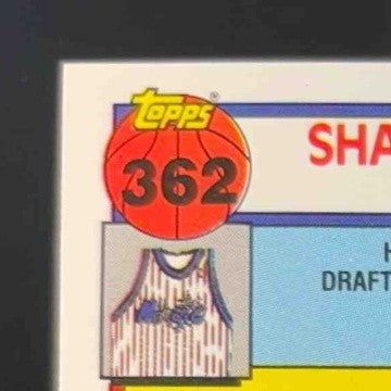 1992-93 Topps Shaquille O’Neal #362 RC Orlando Magic Rookie DJ3 - Sports Cards