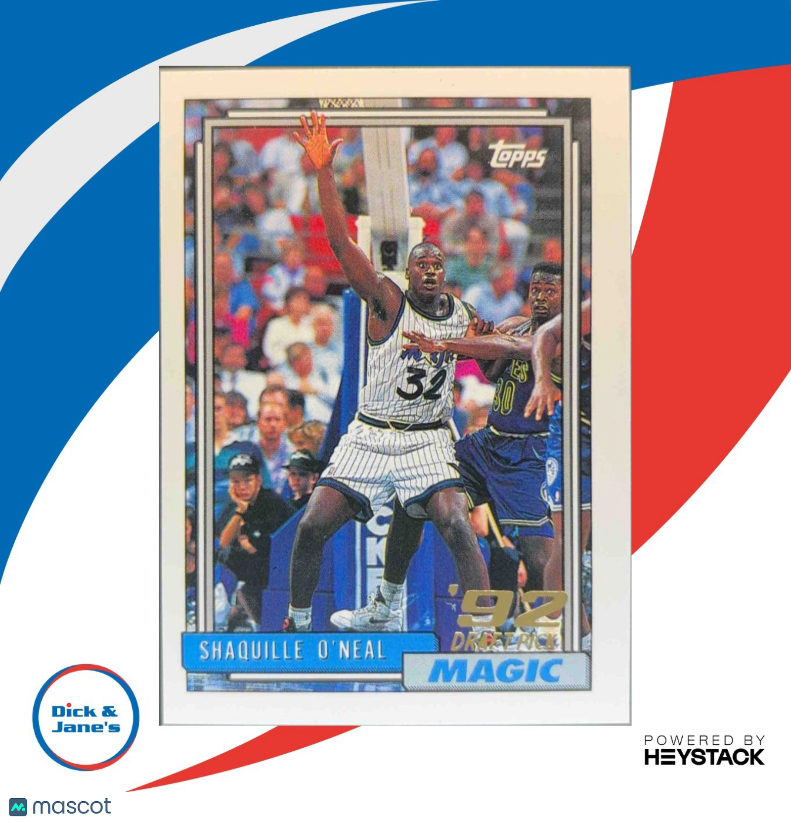 1992-93 Topps Shaquille O’Neal #362 RC Orlando Magic Rookie DJ3 - Sports Cards