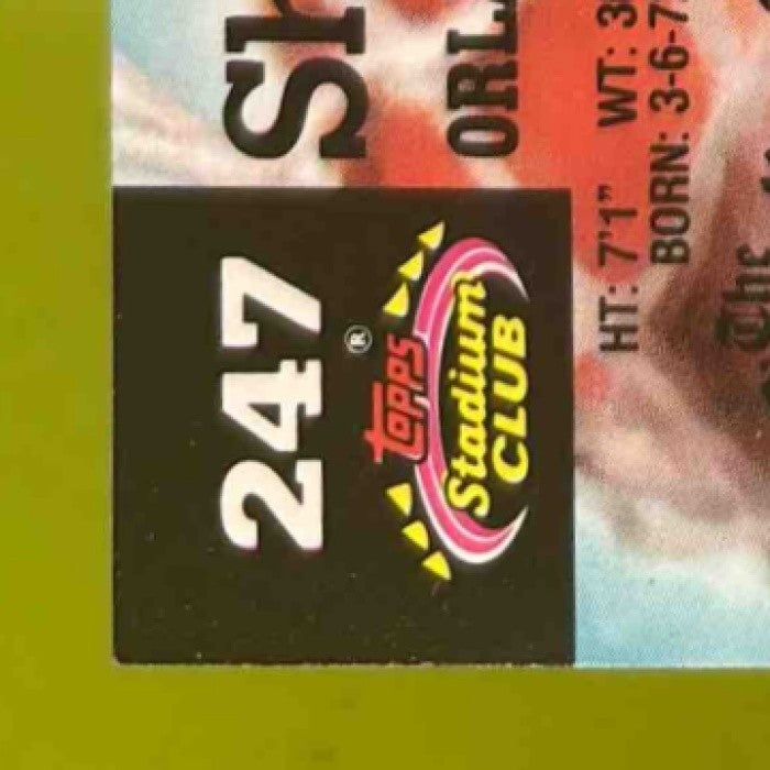 1992-93 Topps 93 Stadium Club Shaquille O’Neal #247 RC Orlando Magic - Sports Cards