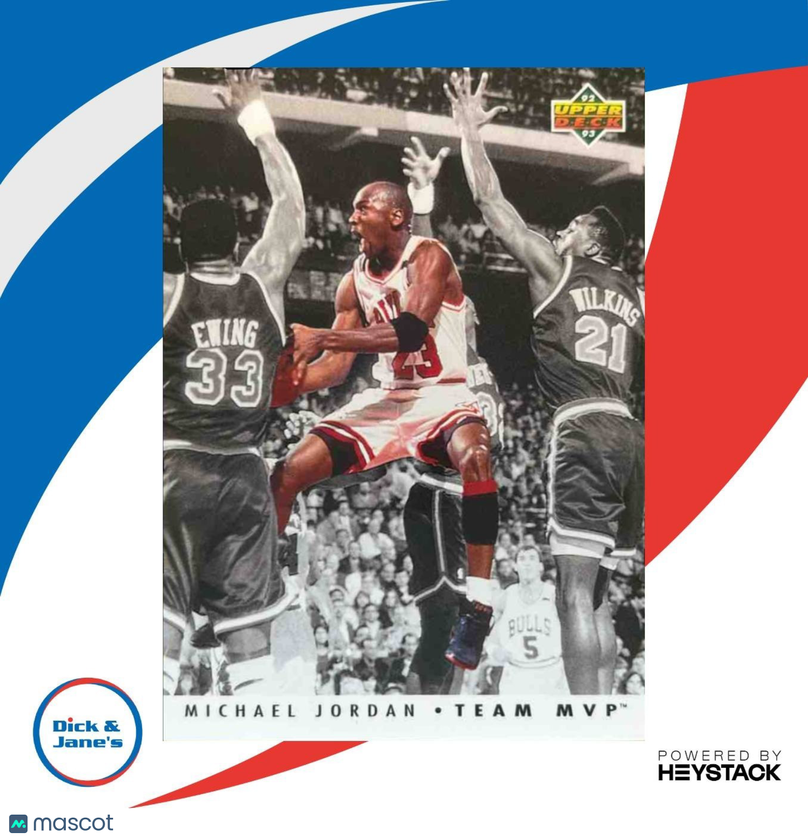 1992-93 Upper Deck Michael Jordan Team MVPs #TM5 1992-93 Upper Deck Michael Jordan Team MVPs #TM5