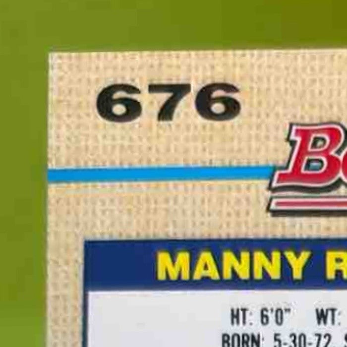 1992 Bowman Manny Ramirez #676 RC - Sports Cards